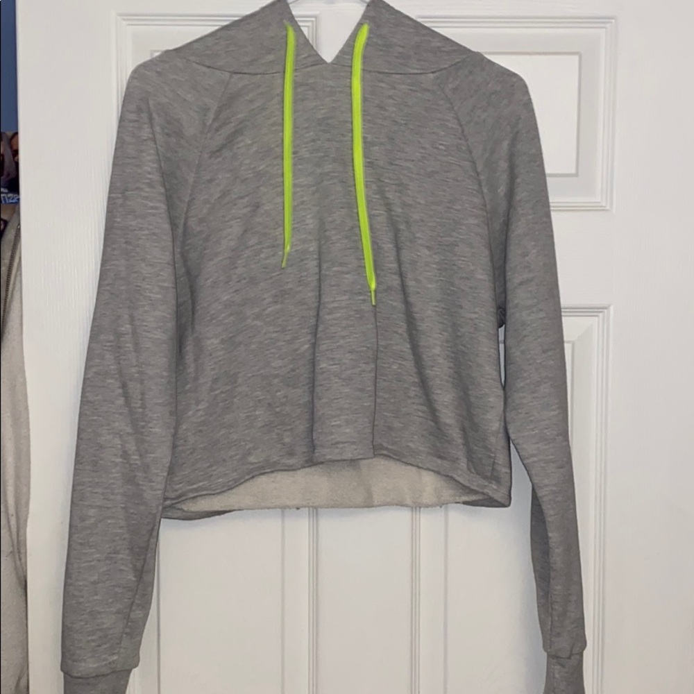 Grey Hoodie with back Graphic